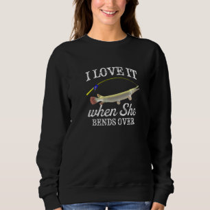 Mens Alligator Gar Fishing Graphic Freshwater Fish Sweatshirt