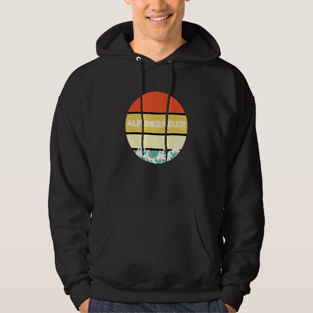 Mens Alpenkraxler Freiluftmuseum Hoodie (Vorderseite)