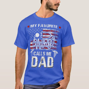 Mens American Flag Meine Lieblings-Krankenschweste T-Shirt