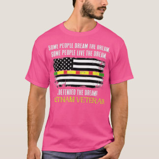 Mens American Flag Veterans Day Patriotic Vietnam  T-Shirt