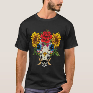 Mens Animal Eber Schwein Florale Seelen Tag Von T-Shirt