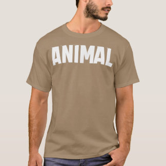 Mens ANIMAL GYM Fitness Workout Bodybuilding Motiv T-Shirt