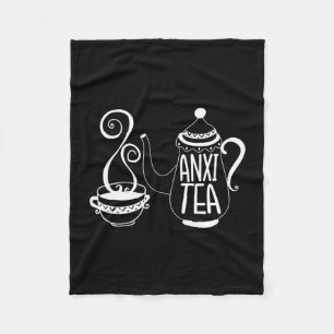 Mens Anxietea psychische Gesundheit Bewusstseinsun Fleecedecke