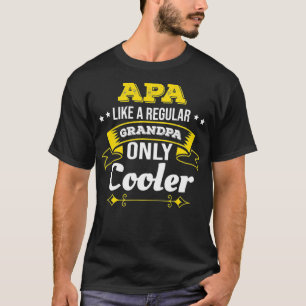Mens Apa wie Opa nur Cooler Opa Apa T-Shirt