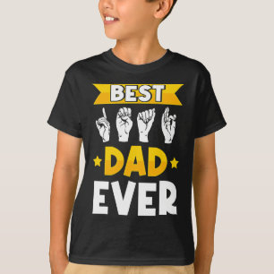 Mens ASL Sign Language Deaf Awareness and Deaf Vat T-Shirt