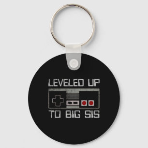 Mens aufgestuft auf große Schwester Leveling Up Be Schlüsselanhänger