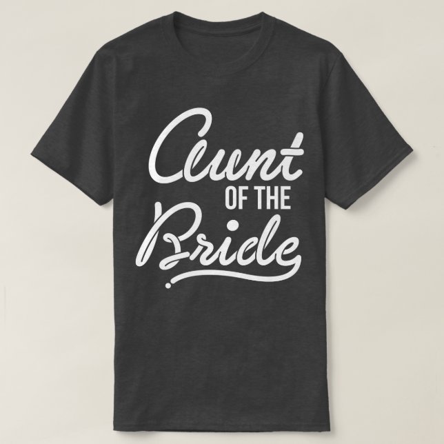 Mens Aunt Of The Bride Bachelor Party  T-Shirt (Design vorne)