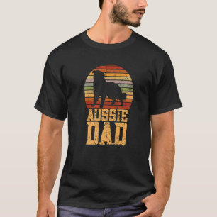 Mens Aussie Vater Aussie Owner Australian Shepherd T-Shirt