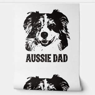 Mens Aussie Vater - Australian Shepherd Dog Vater Tapete
