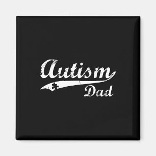 Mens Autism Vater gibt Autismus Awareness Geschenk Magnet