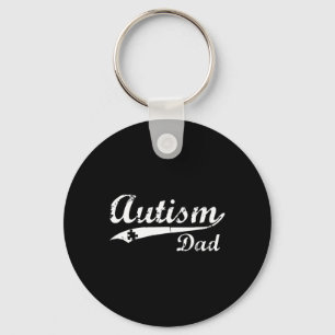 Mens Autism Vater gibt Autismus Awareness Geschenk Schlüsselanhänger