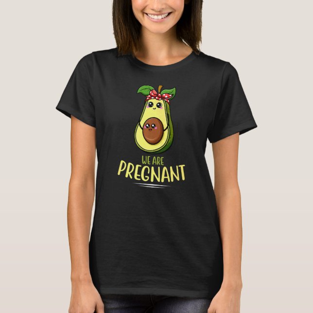 Mens Avocado Pregnancy Mamacado Schwangere Mutter T-Shirt (Vorderseite)