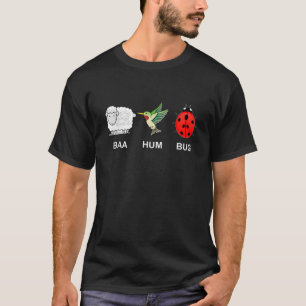 Mens BAA HUM BUG Bah Humbug Funny Graphic Holiday T-Shirt