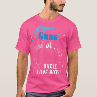 Mens Baby Gender offenbaren Shirt Gewehre oder Gli