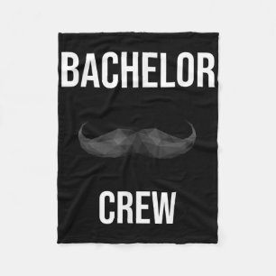 Mens Bachelor Crew Groom Bride Abend Bachelorett Fleecedecke