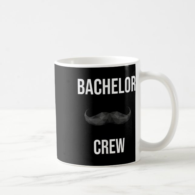 Mens Bachelor Crew Groom Bride Abend Bachelorett Kaffeetasse (Rechts)