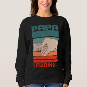 Mens bald Papa Expectant Vater zu sein Papa Loa Sweatshirt
