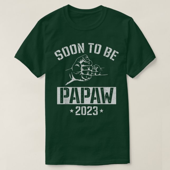 Mens bald Papaw Ende 2023 T - Shirt (Design vorne)