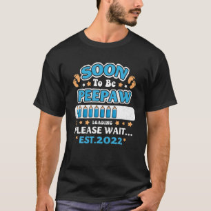 Mens bald Pepaw Laden EST 2022 Funny Anno T-Shirt