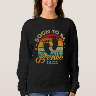 Mens bald sein Bruder 2023 Vatertag erste Ti Sweatshirt