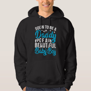 Mens bald Vater eines schönen Baby Boy D Hoodie