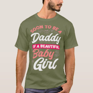 Mens bald Vater eines schönen kleinen Mädchens s T-Shirt