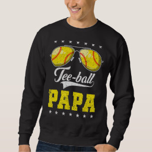 Mens Ball Papa Proud Ball Opa Softball Pla Sweatshirt