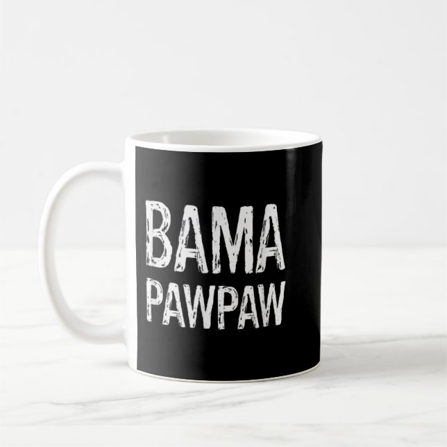 Mens Bama Pawpaw Grandpa Alabama Vatertag Ausflug Kaffeetasse (Links)