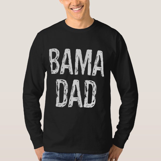 Mens Bama Vater Süd Vatertag Alabama  T-Shirt (Vorderseite)