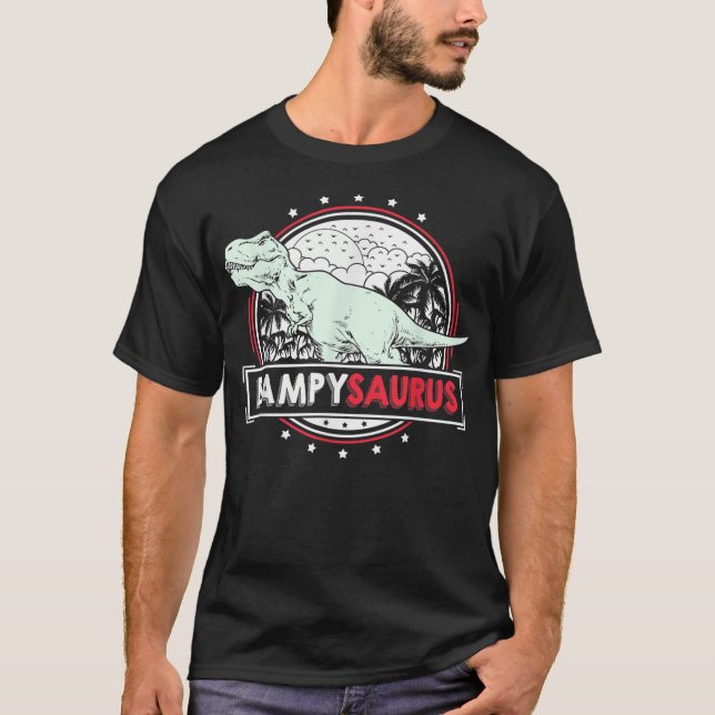 Mens BampySaurus T Rex für Bampy Funny Men T-Shirt (Vorderseite)