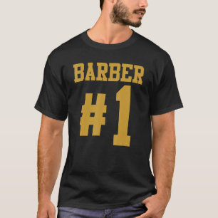 Mens Barber 1 Barbershop Haar Schere Fade T-Shirt