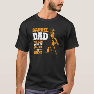 Mens Barrel Vater Der Mann Das Portemonnaie der Le T-Shirt