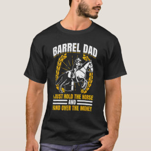 Mens Barrel Vater ich nur das Pferd und Hand Ove T-Shirt