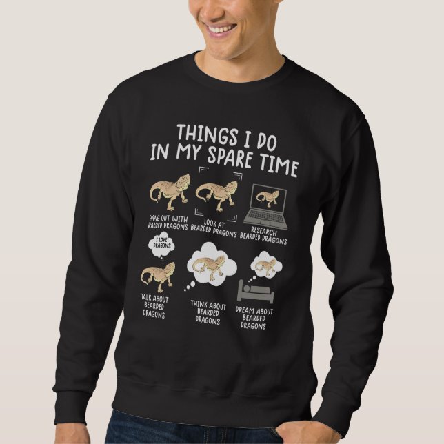 Mens barted dragon lizard bargon tee (Vorderseite)