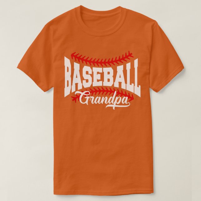 Mens Baseball Grandpa T-Shirt (Design vorne)