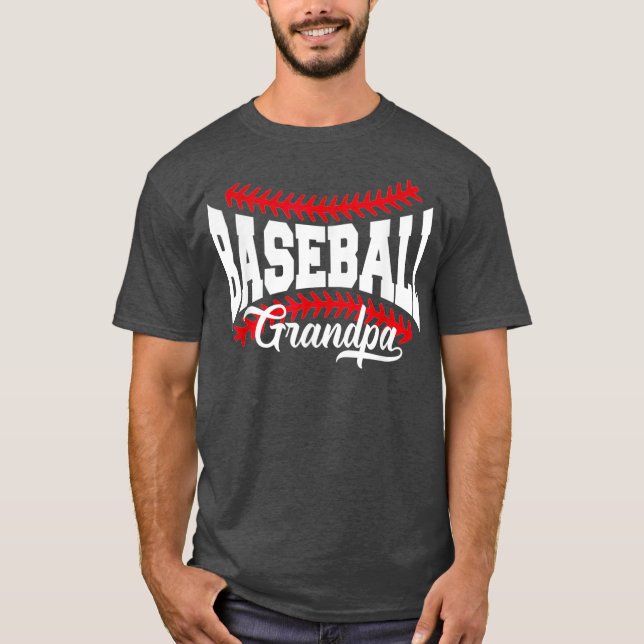 Mens Baseball Grandpa T-Shirt (Vorderseite)