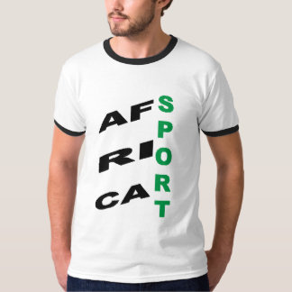 Men's Basic Ringer T-Shirt  DESIGN  AFRICA  SPORT 