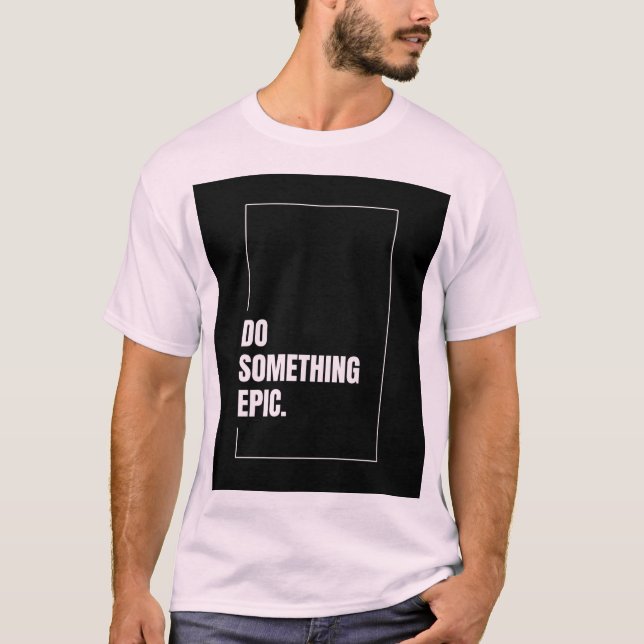 Men's Basic T - Shirt für eine Anweisung (Vorderseite)