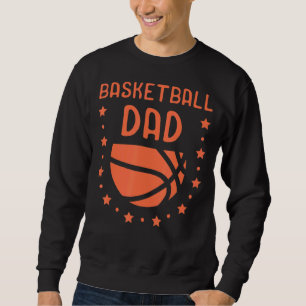 Mens Basketball Daddy Bball Fan Bester Vater je Ho Sweatshirt