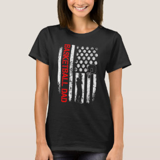 Mens Basketball US American Flag for Patriotic Vat T-Shirt