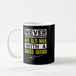 Mens Bass Player Musician Geschenk Vater Großvater Kaffeetasse