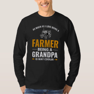 Mens Bauer Großzüchter Landwirtschaft Rancher Agri T-Shirt