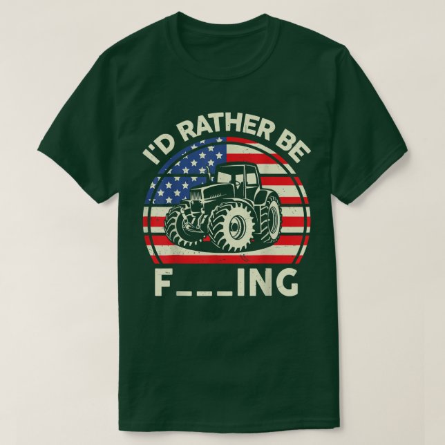 Mens Bauer Shirt Junge Funny, ich würde eher Landw (Design vorne)