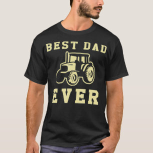 Mens Bauer Vater Vintag Traktor Driver Vater T-Shirt