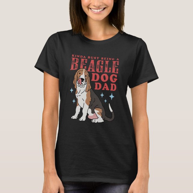 Mens Beagle Dog Vater Dog Eigentümer Beagle T-Shirt (Vorderseite)