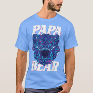 Mens Bear Family Vater Papa Papa T-Shirt