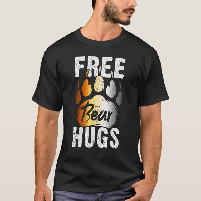Mens Bear Paw Bear Community Bear Flag Gay Bear Pr T-Shirt (Vorderseite)