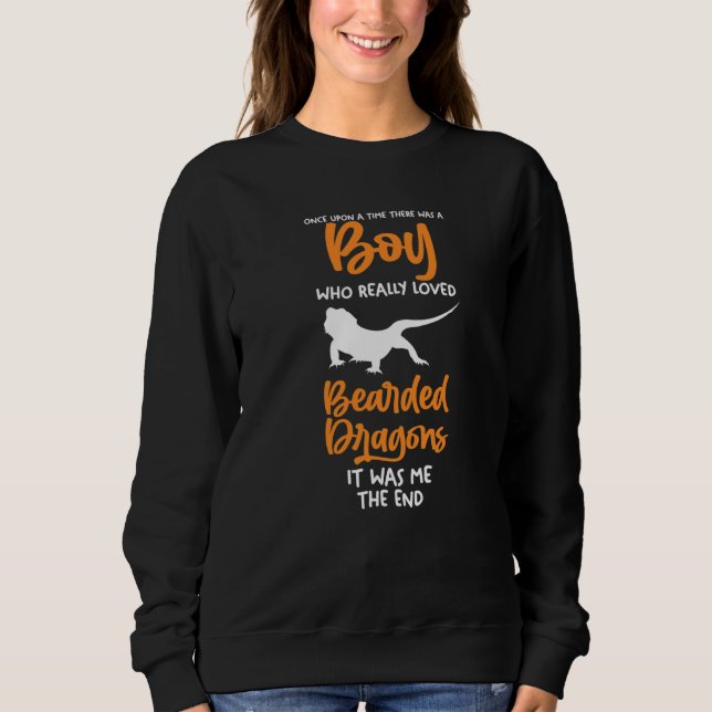 Mens Bearded Dragon 2 Sweatshirt (Vorderseite)