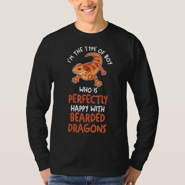 Mens Bearded Dragon T-Shirt (Vorderseite)