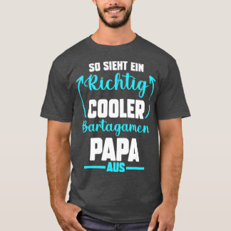 Mens Bearded Dragons Papa Vathers Day Vaterbart T-Shirt